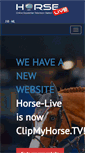Mobile Screenshot of horse-live.com